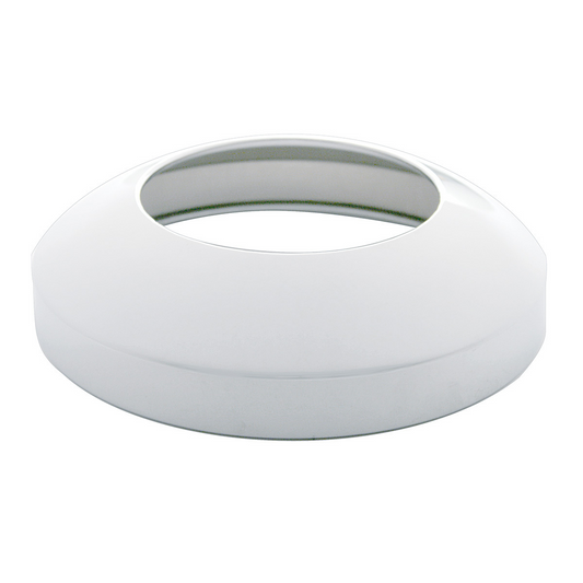 8" Chrome Rear Hubcap With Hubometer Cutout