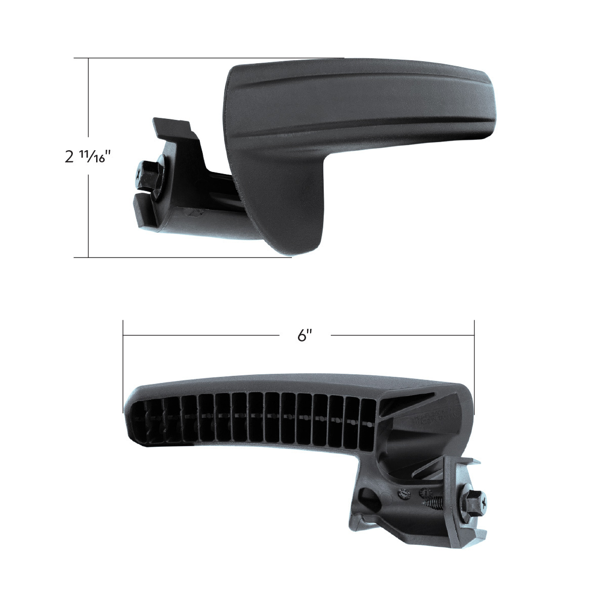 Interior Door Handle For 2001-2011 Freightliner Columbia-Driver and Passenger (2pcs)