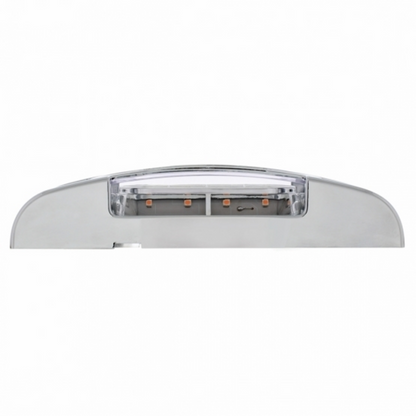16 LED Reflector Light (Clearance/Marker) With Chrome Bezel - Amber LED/Clear Lens