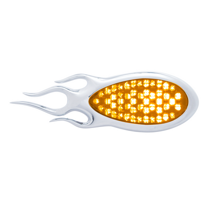 39 LED "Inferno" Turn Signal Light - Amber LED/Clear Lens