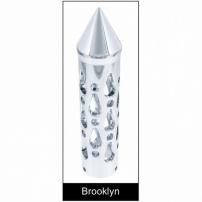 4" Chrome Air Horn Lever Set With "Brooklyn" Grip