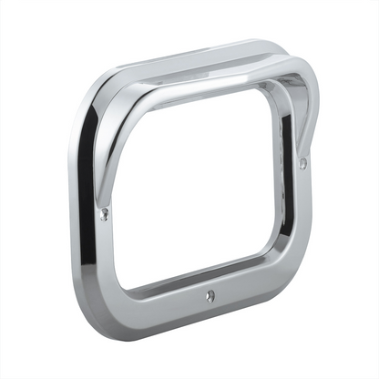 Rectangular Light Bezel With Visor