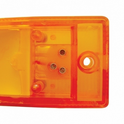 18 LED Reflector Light (Park, Turn & Clearance) - Amber LED/Amber Lens