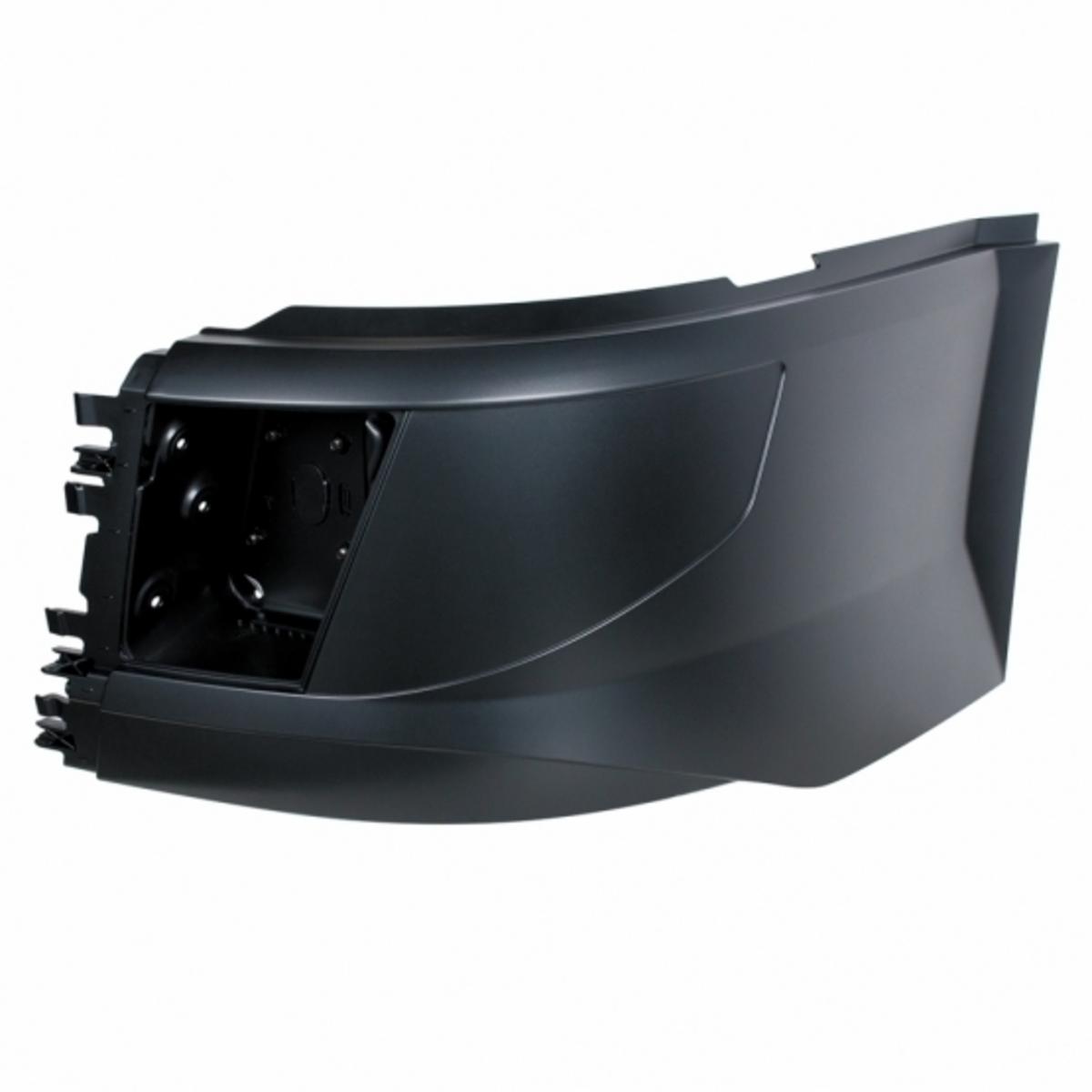 Bumper End With Fog Light For 2015-2017 Volvo VNL Short Hood With Aero Style Bumper - Driver