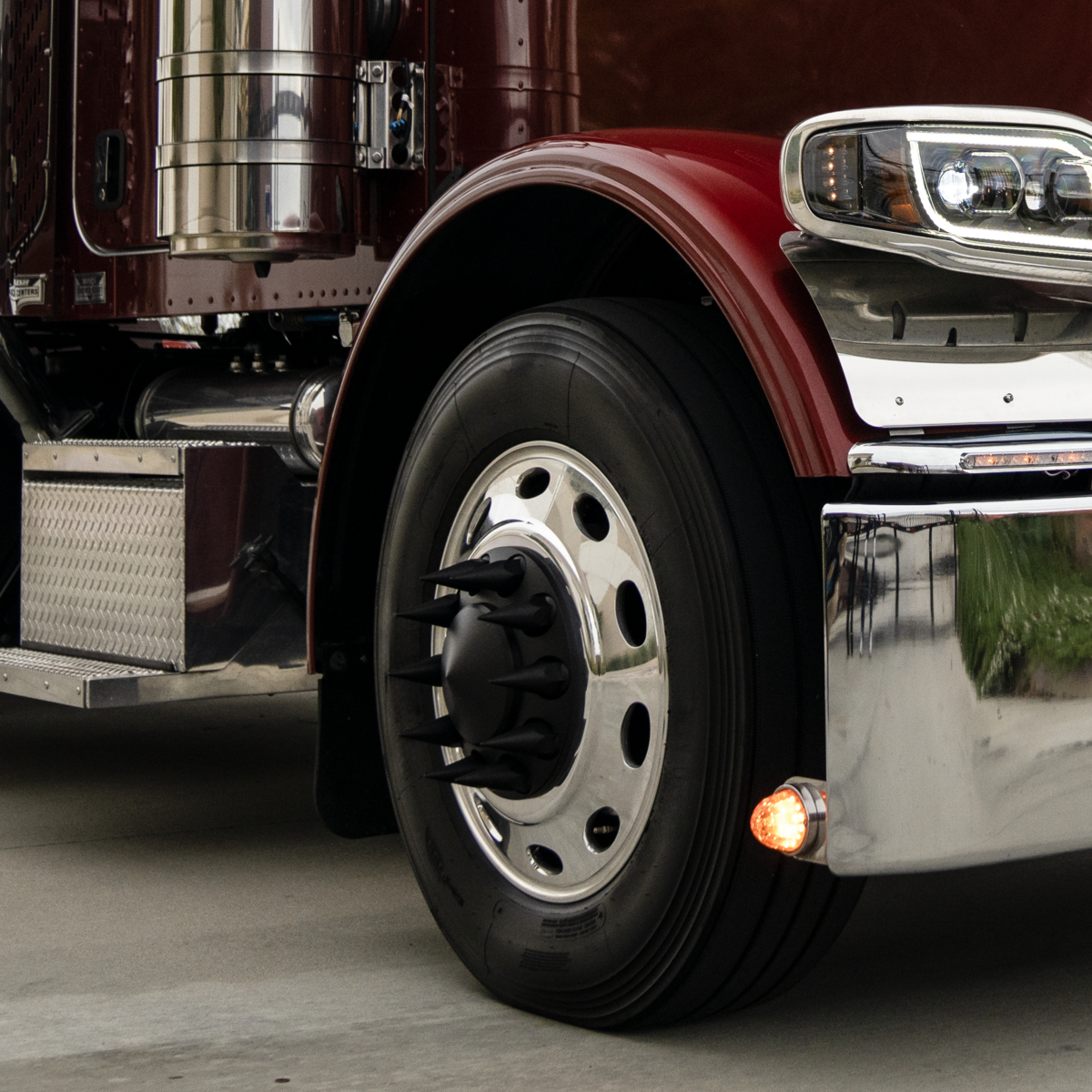 Aluminum Front Fender For Peterbilt 388/389 - Passenger