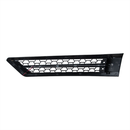 Hood Air Intake Grille With Red LED For 2018-2024 Freightliner Cascadia 126 - Passenger