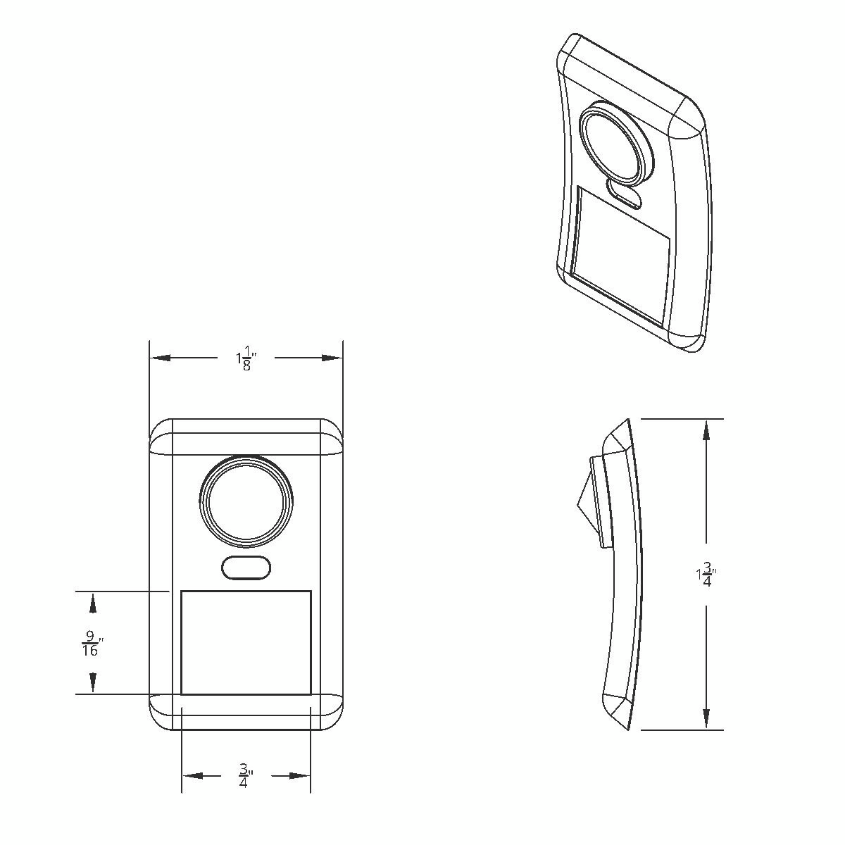 Rocker Switch Cover With Crystal For 1998-2018 Volvo VNL - Clear