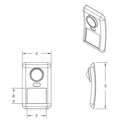 Rocker Switch Cover With Crystal For 1998-2018 Volvo VNL - Clear
