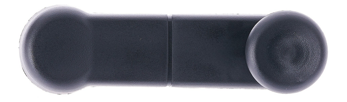 Window Crank Handle RH = LH Plastic Texture Black for 1992-2007 Ford Bronco; 1992-2007 Ford F-150; 1987-1993 Ford Mustang