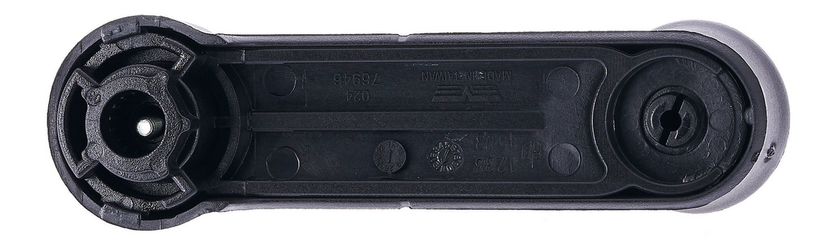 Window Crank Handle RH = LH Plastic Texture Black for 1992-2007 Ford Bronco; 1992-2007 Ford F-150; 1987-1993 Ford Mustang
