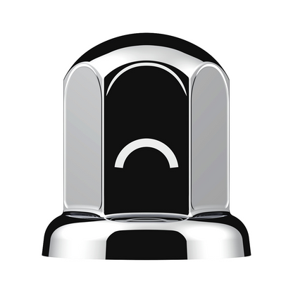 33mm X 2" Chrome Steel Standard Nut Cover With Flange