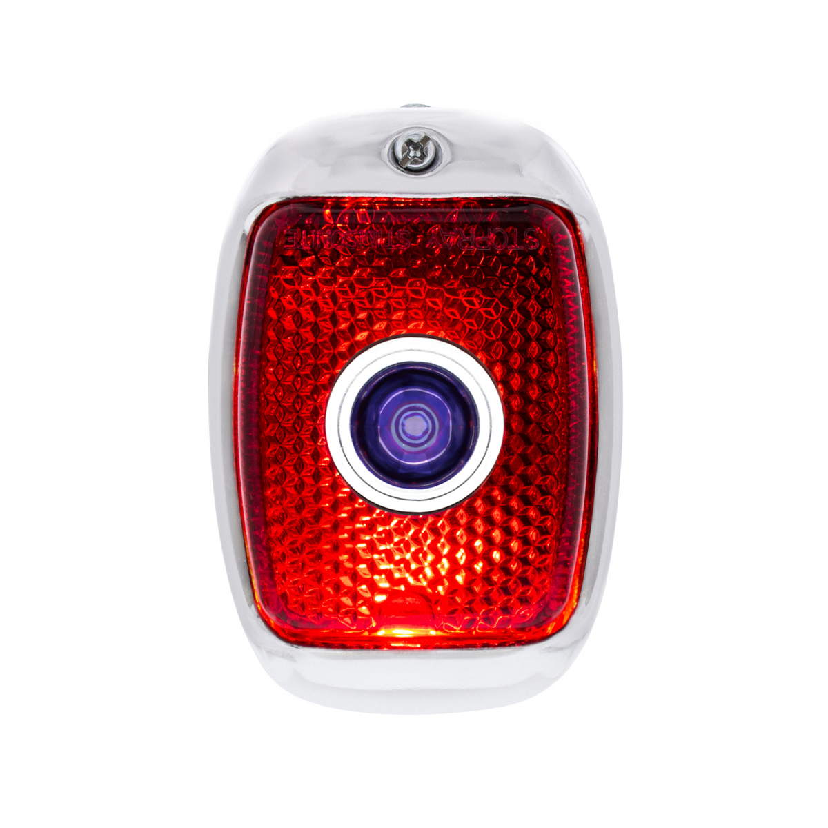 Tail Light Assembly With Black Housing & Blue Dot For 1940-53 Chevy & GMC Truck - L/H