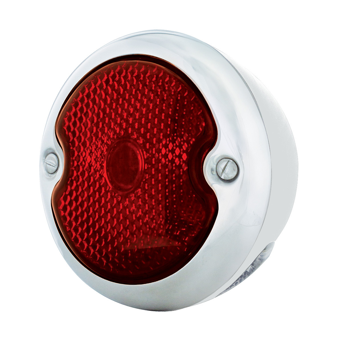 19 LED Tail Light Assembly With 5 LED License Plate Light SS Housing For 1933-36 Ford Car - L/H