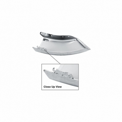 28.35" Chrome Bumper End For Freightliner M2-112 - Driver