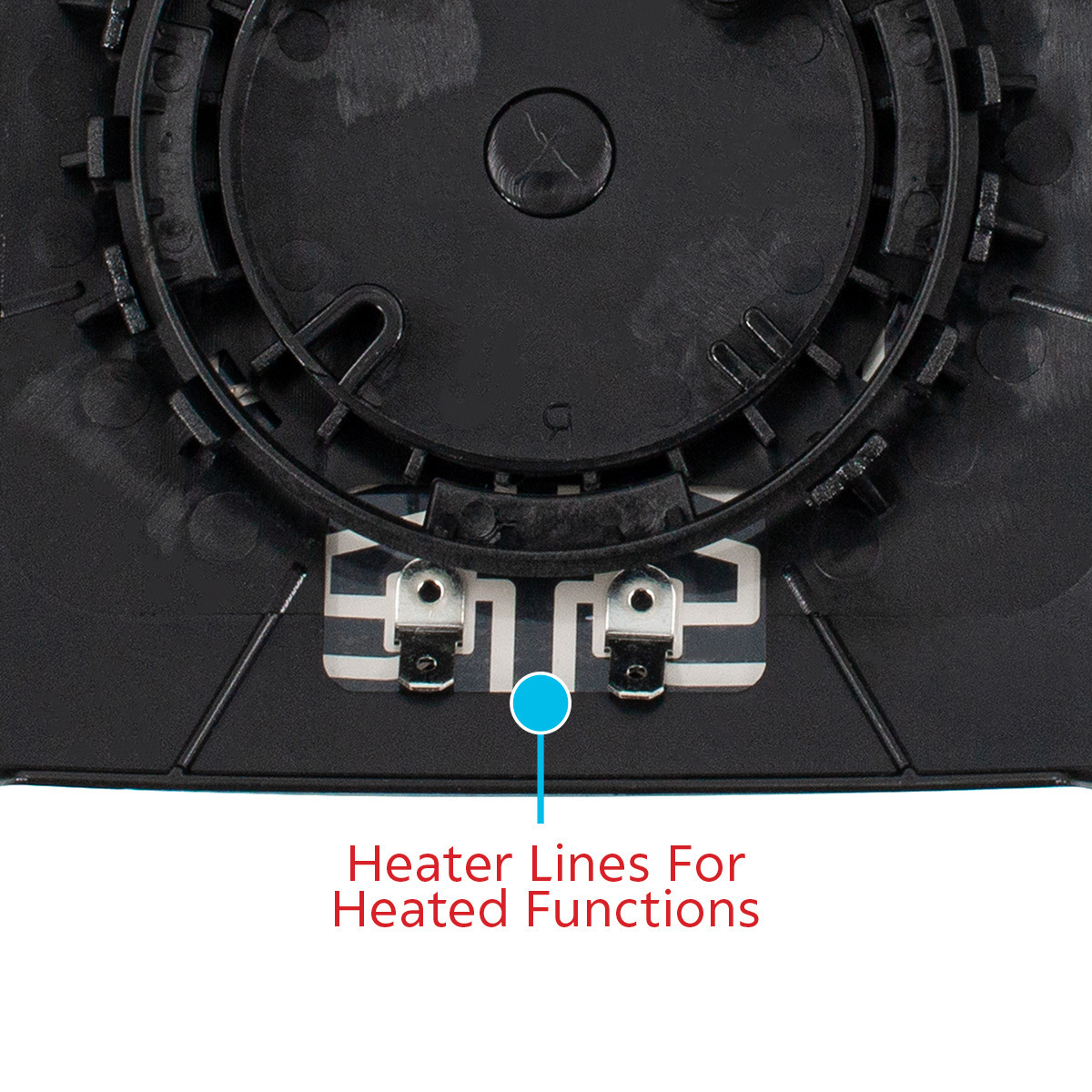 Replacement Heated Mirror Glass For 2018-2026 Freightliner Cascadia