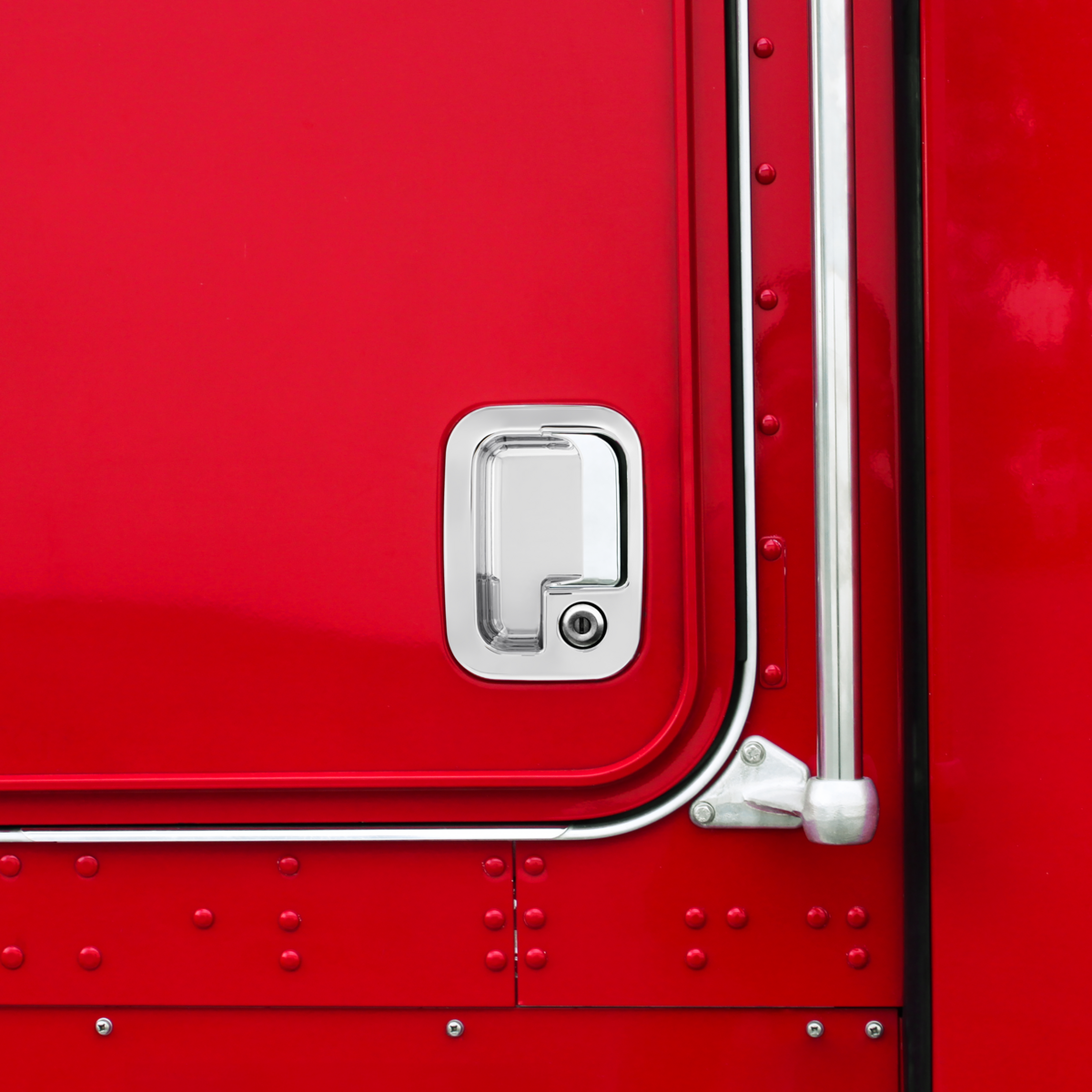 Chrome Exterior Door Handle Cover For 2003+ Kenworth & 2004+Peterbilt Trucks - Driver