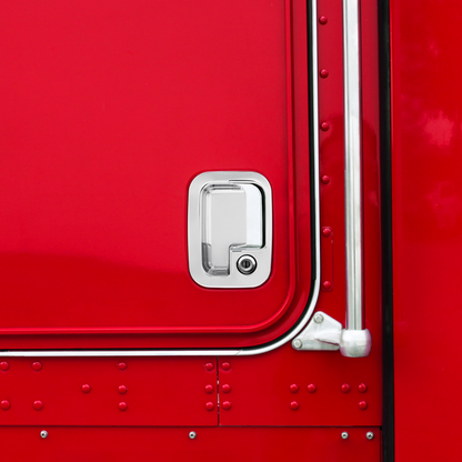 Chrome Exterior Door Handle Cover For 2003+ Kenworth & 2004+Peterbilt Trucks - Driver