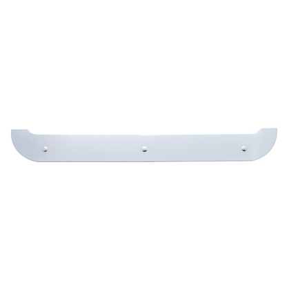 4" X 24" Chrome Contour Bottom Mud Flap Plate - Bolt Thru