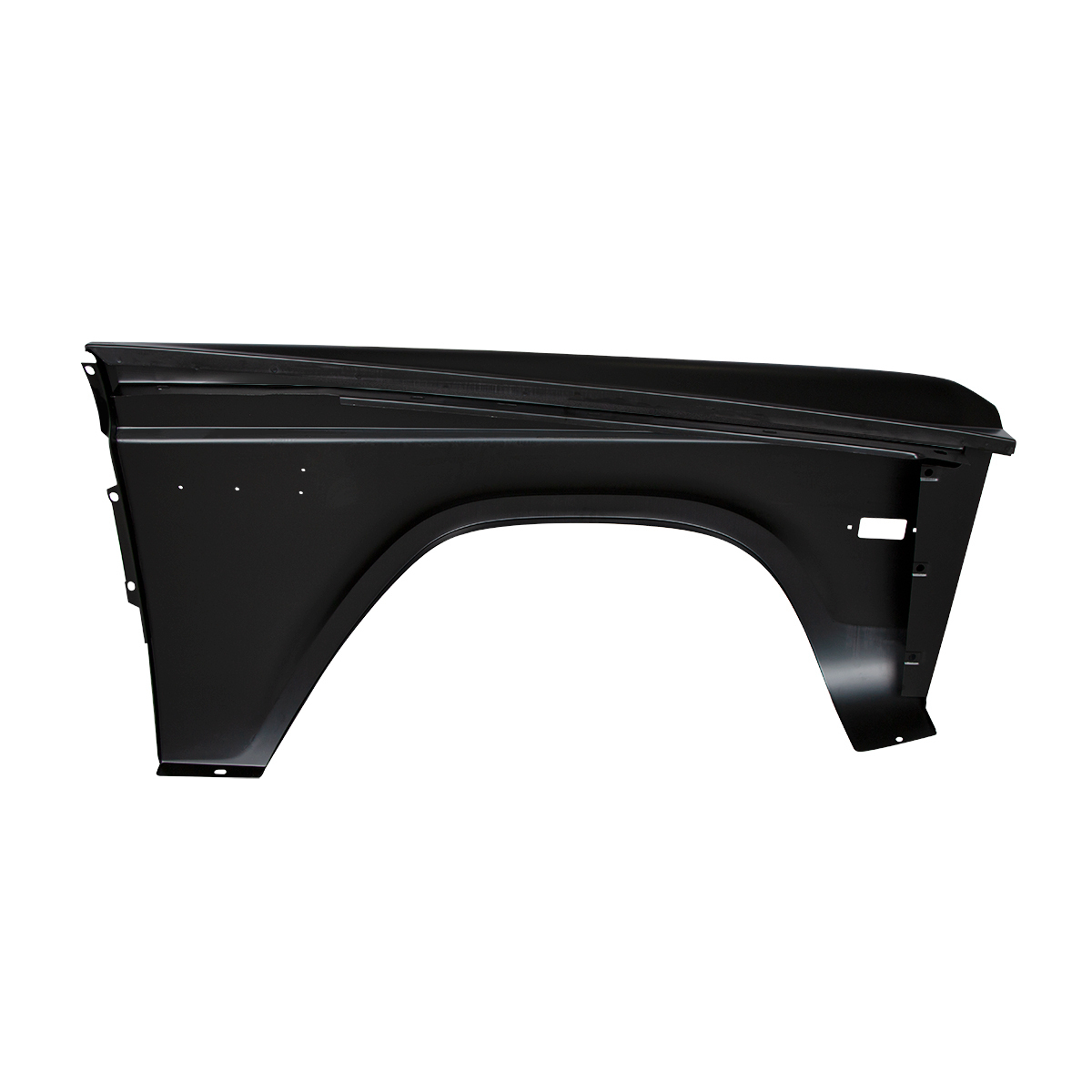 Front Fender With Sidemarker & Emblem Holes For 1970-77 Ford Bronco - L/H