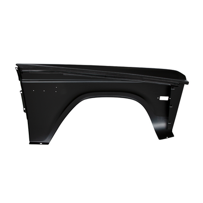 Front Fender With Sidemarker & Emblem Holes For 1970-77 Ford Bronco - L/H