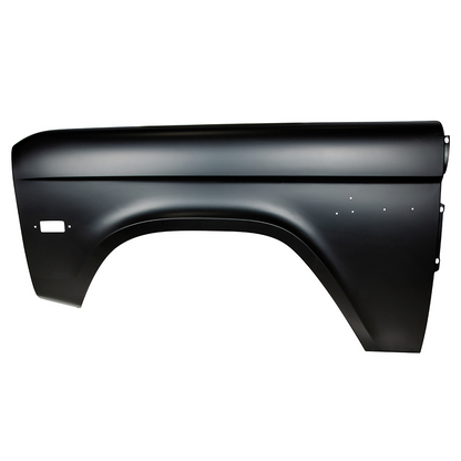 Front Fender With Sidemarker & Emblem Holes For 1970-77 Ford Bronco - L/H