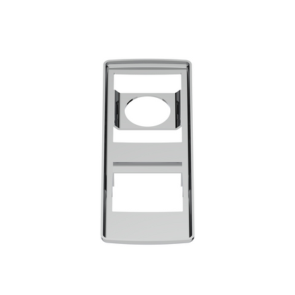 Chrome Door Switch Cover With Power Windows/Mirrors For 2018-2026 Freightliner Cascadia - Driver