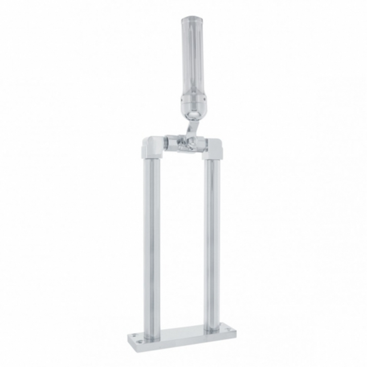 11" Chrome Air Horn Valve Lever With Stand Set