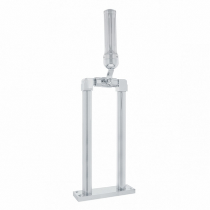 11" Chrome Air Horn Valve Lever With Stand Set