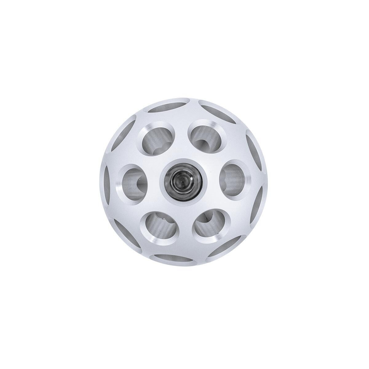 Thread-On Annodized Phoenix Ball Gearshift Knob With LED 9/10 Speed Adapter-Amber LED