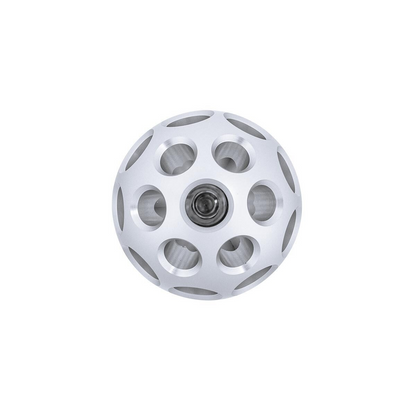 Thread-On Annodized Phoenix Ball Gearshift Knob With LED 9/10 Speed Adapter-Amber LED
