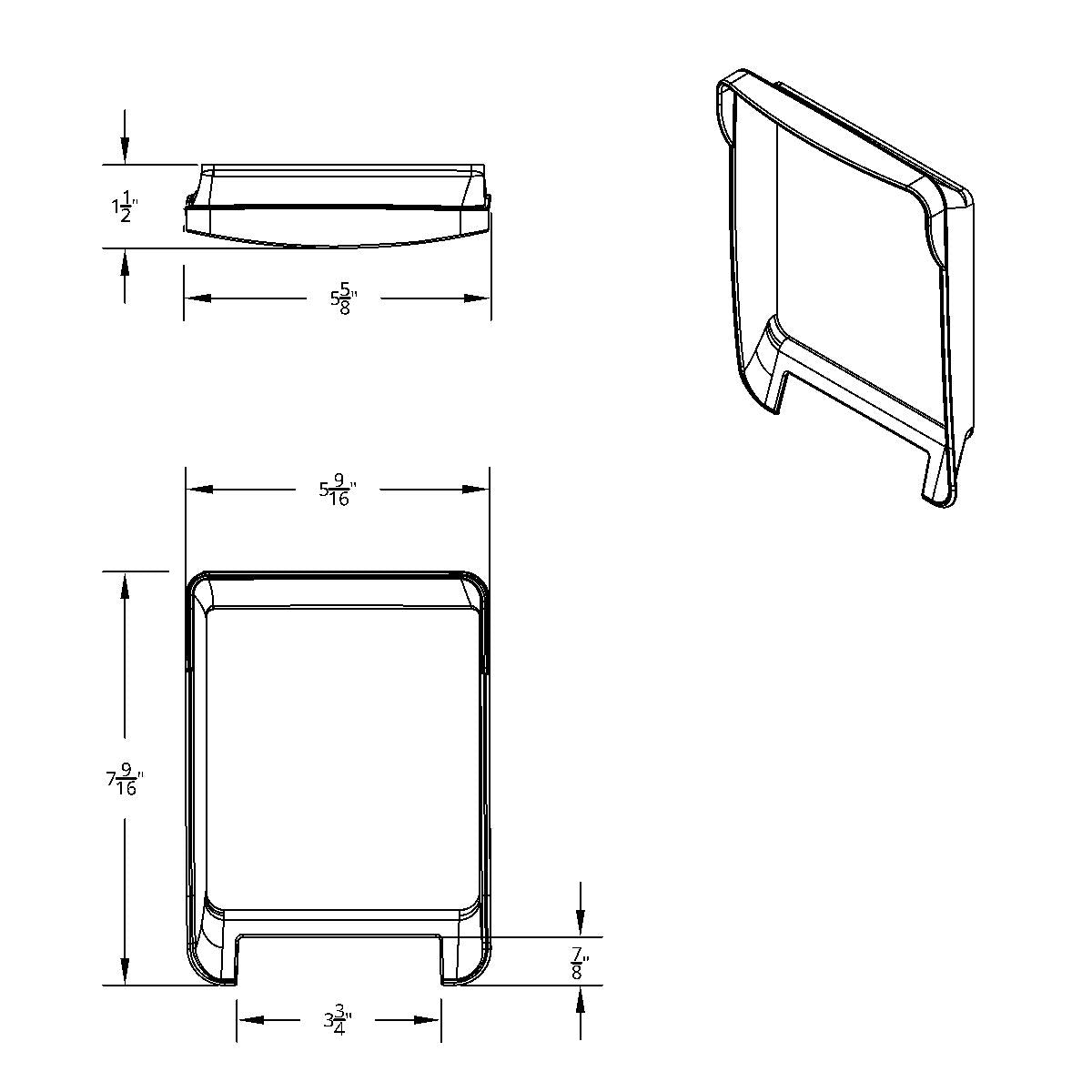 Left Gauge Dash Panel Trim For 2006+ Kenworth
