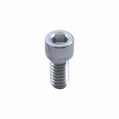 Chrome Plastic Socket Head Screw Caps For 1/4" Screw (10-Pack)