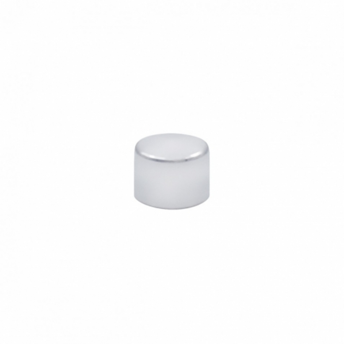 Chrome Plastic Socket Head Screw Caps For 1/4" Screw (10-Pack)