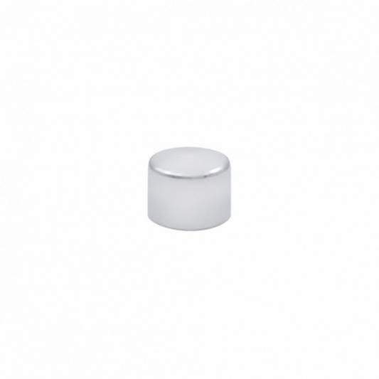 Chrome Plastic Socket Head Screw Caps For 1/4" Screw (10-Pack)