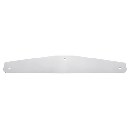4" X 24" Chrome Standard Bottom Mud Flap Plate - Bolt Thru
