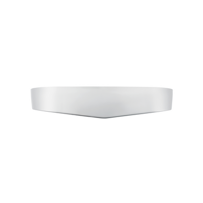 Chrome Plastic 5" X 7" Headlight Bezel With Visor